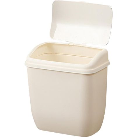 Poubelle De Porte Cuisine À Fixer Sur Un Placard Poubelle Suspendue Sans Couvercle Pour Déchets Ménagers Compacte 7.09X6.69X4.13In Pour Cuisine Et Salle De Bain (1/5)