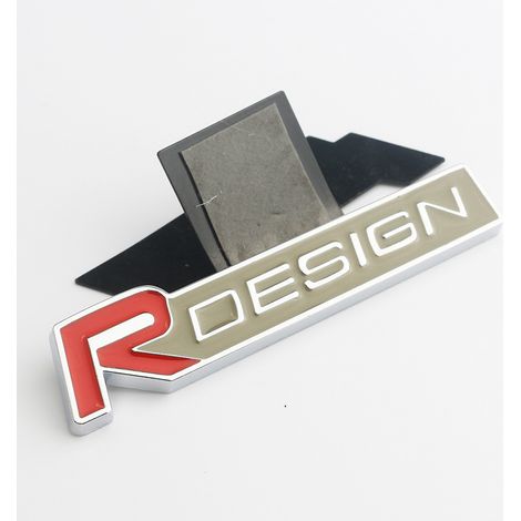 Volvo R Design rotes Kühlergrill-Emblem XC60 V70