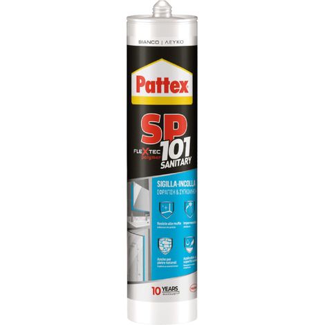 SIGILLANTE NEUTRO 'PATTEX SP101 SANITARY' bianco  - PATTEX