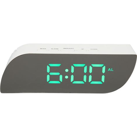 Réveil numérique LED miroir avec luminosité automatique, multifonction pour chambre à coucher (1/5)