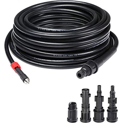 Tuyau de Nettoyage Haute Pression 20M deboucheur canalisation pour nettoyeur haute pression , kit de nettoyage de tuyau de vidange
