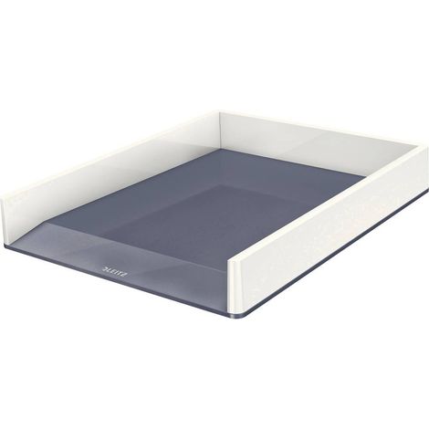 Leitz vassoio da tavolo dual a4 plstico grigio-bianco (1/5)
