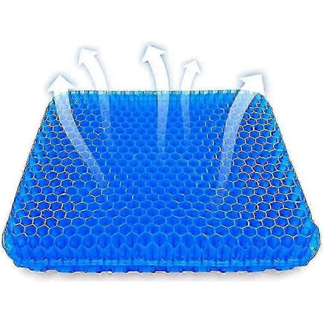 Cuscino in gel, cuscino ortopedico per piaghe da decubito, cuscino antiscivolo per sedia
