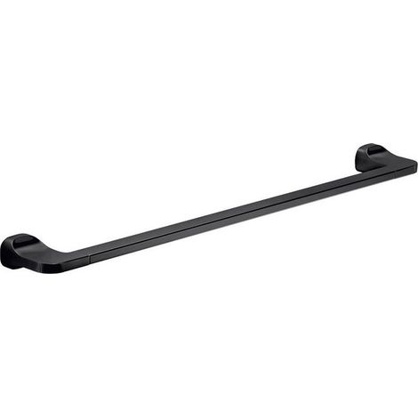 Portasalviette 60 cm da muro in acciaio inox e Cromall ST21-60 Gedy serie STELVIO Nero Opaco (1/4)