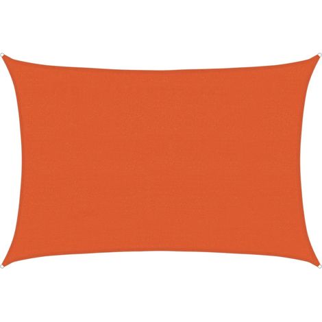 Maison Exclusive - Sonnensegel 160 g/m² Rechteckig Orange 4x5 m H
