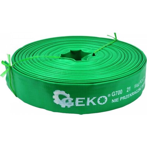 Geko tubo in PVC verde per irrigazione 50 metri 2 pollici