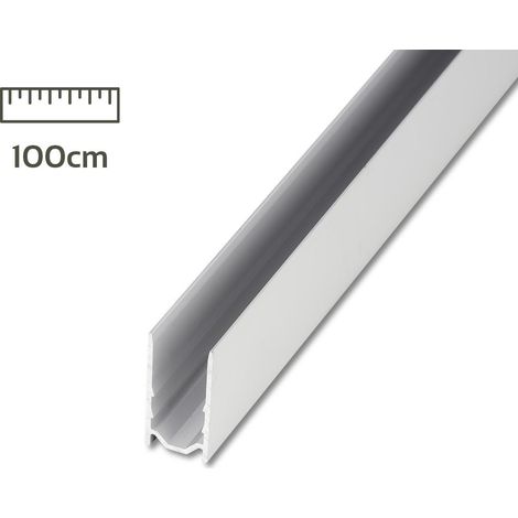 U-Profil 100cm für Neon LED Strip 10x20mm Aluminium-Profil (1/2)