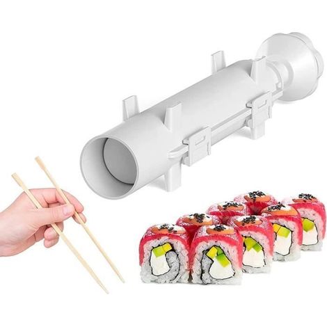 Kit de fabrication de sushis - Perfect Sushi - Appareil à sushis - ABS + PP - Sans BPA - Contemporain (1/4)