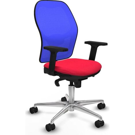 Piqueras y Crespo 2D086N0 Chaise de bureau rouge ergonomique (1/3)