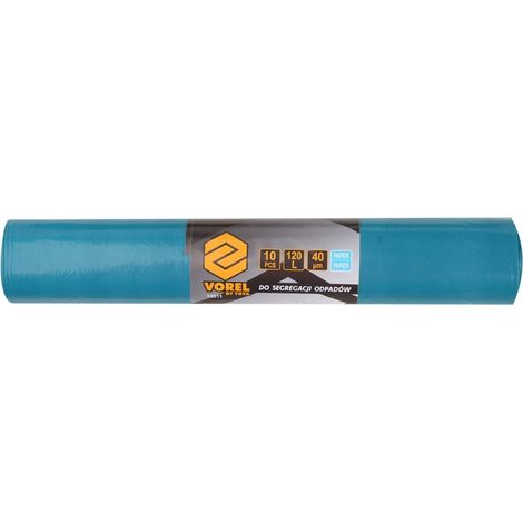 Sac pour déchets triés - papier 120 l 10 pièces 10011 VOREL
