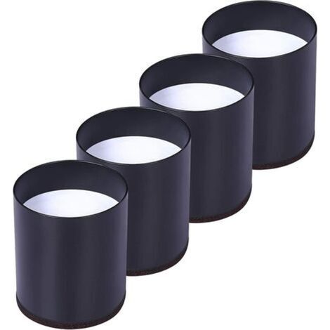 Rialzi per letto in acciaio al carbonio – Set da 4, +5 cm di altezza, carico massimo 4536 kg, per letto, divano o tavolo – Nero
