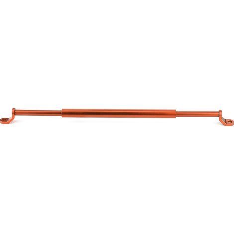 Barre de renfort transversale en alliage d'aluminium usinée CNC pour guidon de moto, orange