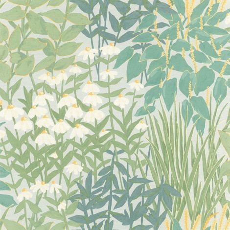 Papier peint autocollant, motif floral, paysage sauvage, autocollant, rapide à poser, sans colle, 6 x 0,53 m (1/5)