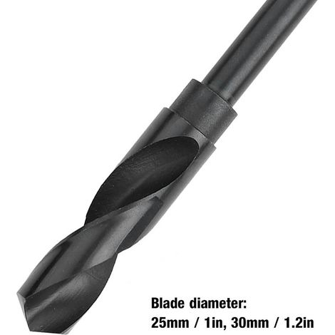 Mèche à bois et métal HSS 1/2 pouce - Foret hélicoïdal 21.0mm pour perçage professionnel (1/5)