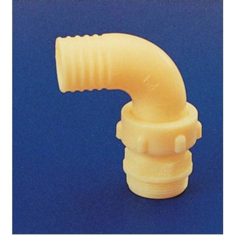 10 x RACCORDO NYLON CURVO 3 PZ 2046 D 20 MM X 3/4