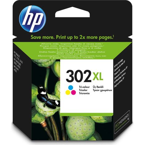 HP Cartuccia originale inchiostro tricromia ad alta capacità 302XL