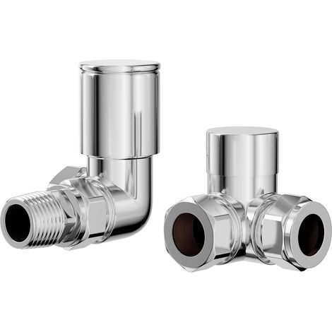 Dias Chrome Round Corner Radiator Valves (1/5)