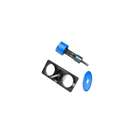 Set di modelli per foratura primo bohr-fixx-bohrschablonen 74 mm 1 pezzo