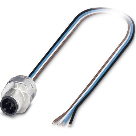 Phoenix Contact 1530595 Connettore da pannello per sensore o attuatore M5 Spina 0.50 m Numero di poli: 4 1 pz. (1/2)