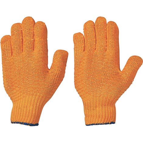 Gestrickte Handschuhe gelb Nylon/Polyester 52470033-9