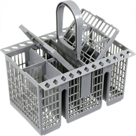 Panier à couverts pour lave-vaisselle Cage universelle compatible avec Hotpoint, pour Indesit, pour Ariston, pour Whirlpool C00257140 C00260860 C00386607 (poignée amovible) (1/5)