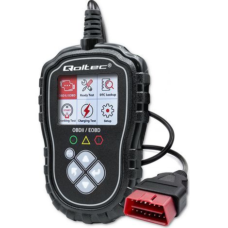 Qoltec Digitaler Diagnosetester ProLine OBD2 EOBD Polnisches MENÜ 8V-25V Duales System (1/5)