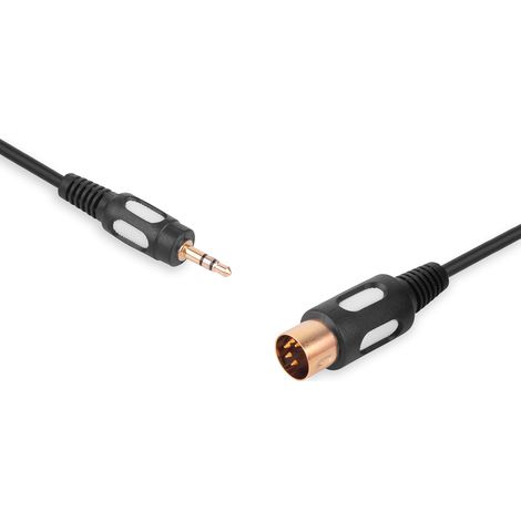 Cable jack estéreo de 3,5 mm - conector DIN (DIN-545) vitalco Cable jack estéreo de 3,5 mm - conector DIN (DIN-545) vitalco 5,0 m (DIK11/L2) (1/5)