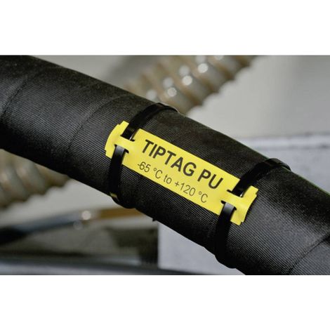 HellermannTyton TTAGPU11X65YE-PUR-YE (190) Targhette di identificazione 556-25019