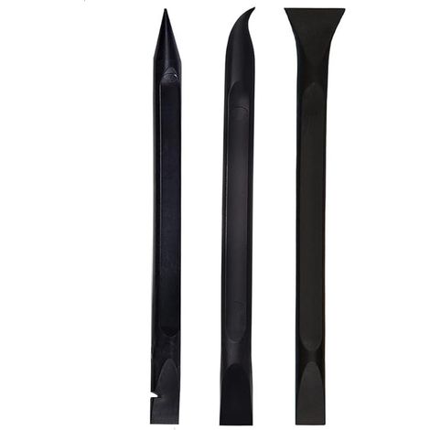 Lot de 3 grattoirs en plastique et fibre de carbone pour ordinateur portable, téléphone portable, tablette, smartphone