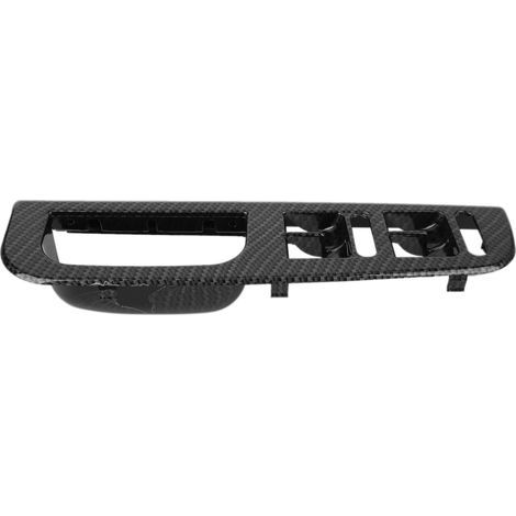 Embellecedor de la cubierta del interruptor principal de la ventanilla del coche, volante a la derecha, estilo fibra de carbono de repuesto para Bora 1999-2004 (1/5)