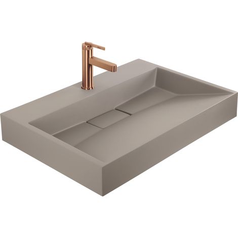 Rea Lavabo De Material Compuesto Goya Beige 70X46X14Cm (1/5)