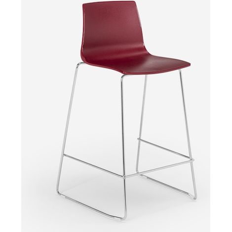 Sgabello design Grand Soleil bar cucina 64 cm design Mini Imola - Bordeaux