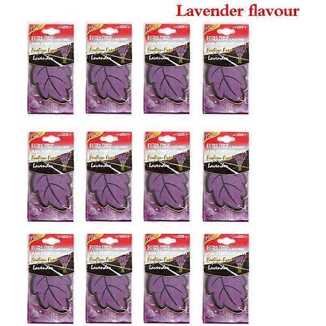 Lot de 12 désodorisants pour voiture, parfum d'ambiance pour l'intérieur de votre véhicule.