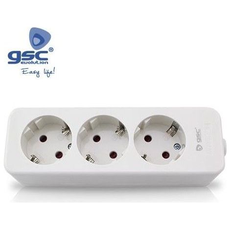 Mega 3-Stecker mit mehreren Basen ohne Kabel GSC 000800223