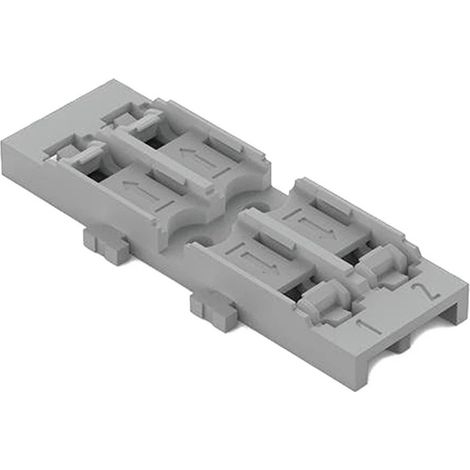 Adaptateur de fixation sans décharge de traction pour 2 connecteurs