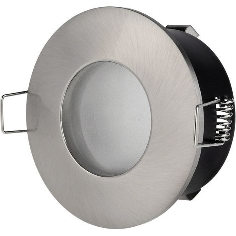 Trade Shop - UNTERSTÜTZUNG FÜR EINBAU-SCHEINWERFER LED-LAMPE MR16 PAR16 RUND STAHL 75MM - (1/3)