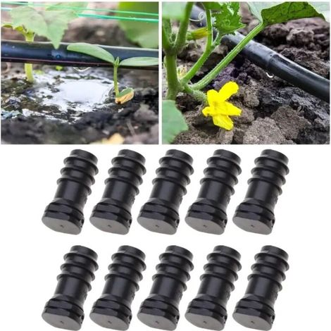 Lot de 10 bouchons d'extrémité pour tuyau d'irrigation goutte à goutte de 16 mm, pour la maison, le jardin et la pelouse. (1/3)