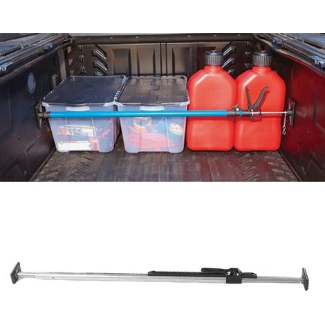 Barre de chargement télescopique réglable à cliquet pour plateau de pick-up, stabilisateur de charge, butée de chargement 1420 mm-1800 mm, pour SUV, remorque et fourgonnette (1/4)