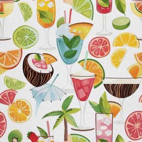 Outdoor Dekostoffe Oxford - Motiv Cocktail DX8676 (1/5)