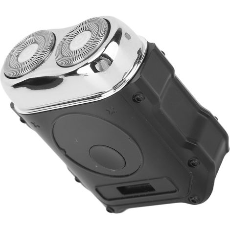 Mini tondeuse à barbe électrique IPX6 à double grille, batterie 400 mAh, interface USB-C, rechargeable et portable pour hommes (1/5)