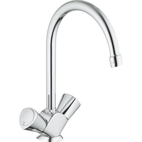 Grifo mezclador cromado para fregadero - 31067001 - Grohe - (1/2)