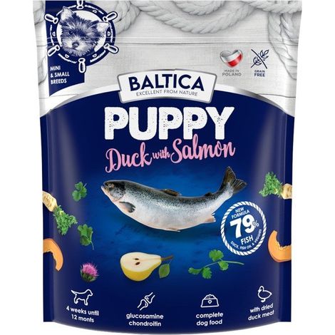 BALTICA EXCELLENT Puppy Duck with Salmon XS / S 1kg (1/2)