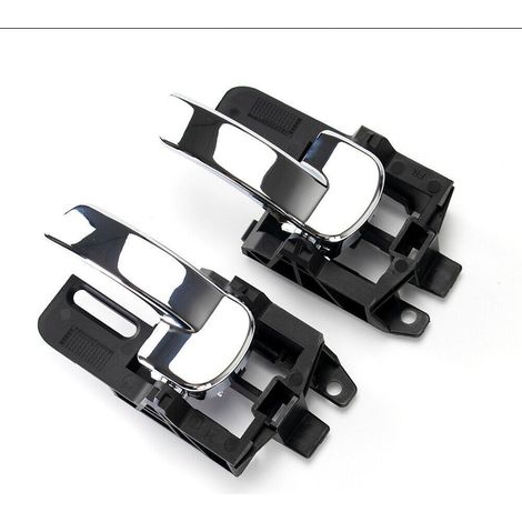 BEBUSINGOTO Manija de puerta para Nissan Qashqai 2007-2013 Cromada Izquierda Derecha Manija 80671-JD00E 80670-JD00E 2 piezas (1/5)