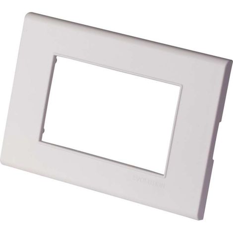 Placca Evolution Carrèe Bianco