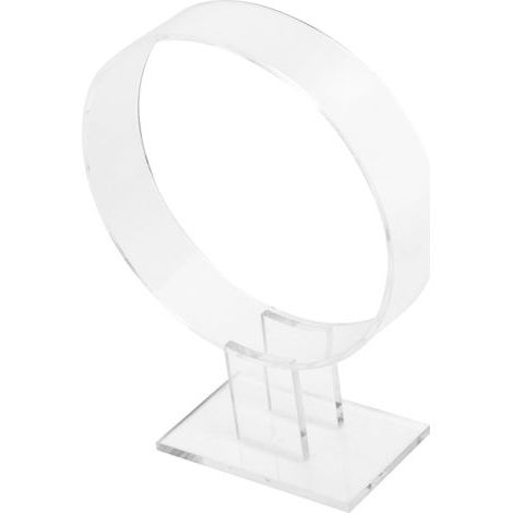Transparenter Acryl-Haarreifhalter zur Aufbewahrung von Haaraccessoires, praktischer Organizer für lange Haarreifen für Zuhause und Geschäft (1/5)