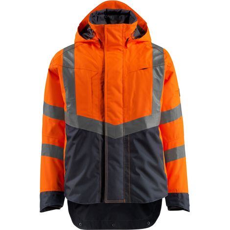 Mascot SAFE SUPREME Warnschutz Hard Shell Jacke Harlow 15501-231 Gr. 2XL hi-vis orange/schwarzblau (1/5)
