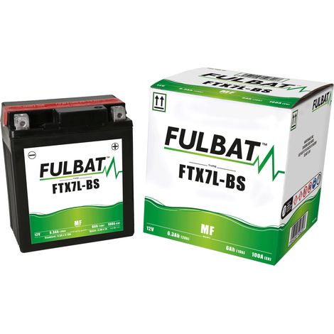 Batterie Fullbat FUL MF - FTX7L-BS / YTX7L-BS (sèche, sans entretien, acide inclus)