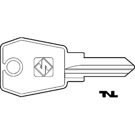 Chiavi per cilindri euro locks 7 spine piccole eu5r - eu5r sx