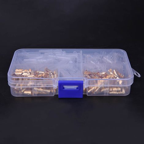 240 Stück 3,5 mm Rundstecker, goldfarben, Stecker/Buchse (1/5)