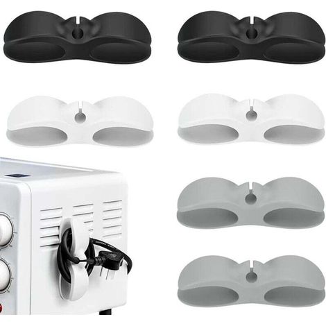 6 Pièces Organisateur de Fil Electrique, Cuisine Enrouleur de Cordon Support de Cordon Organiseur pour Câbles Électroménagers Mixeurs Cafetière (1/4)